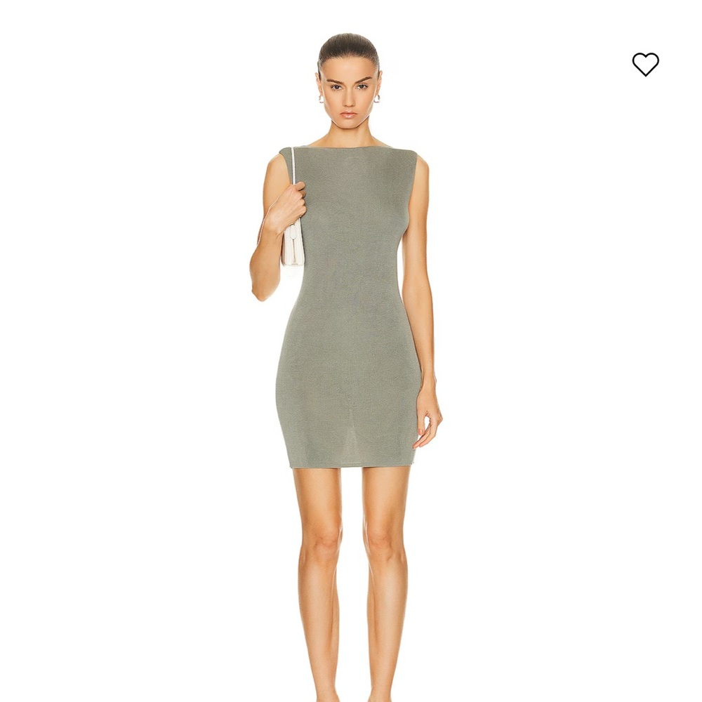 St. Agni Vas Mini Knit Dress in Shadow